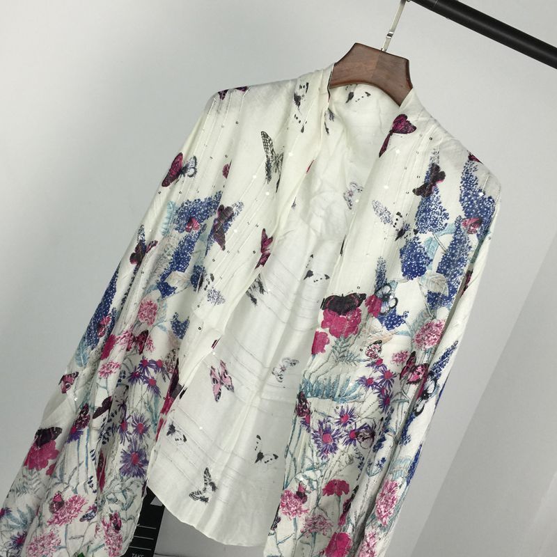 Modischer Kaschmirschal mit Kamelienmuster für Damen_voghion.com