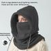 Unisex Winter Balaclava Knit Hood - Windproof Mask with Drawstring, Motorcycle Riding Headgea Warm Knitted Cap Cold Weather_voghion.com