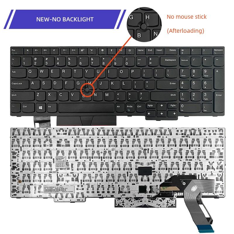 Lenovo E580 E585 T590 E590 E595 L580 P52 P53 P72 P73 Klavye için uygundur_voghion.com