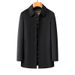 Men’s Detachable Down Liner Wool Blend Overcoat – Mid-Length Winter Coat With Removable Hood, Business Casual Trench Coat In Grey/Black/Navy_voghion.com