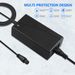 Cargador universal de batería de litio de 42 V y 2 A para patinete autoequilibrado de 36 V, adaptador de corriente CA de 100-240 V._voghion.com
