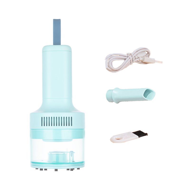 Xinweiqing Desktop Vacuum Wireless Home Car Dual Use Strong Suction USB Charging Mini Handheld Keyboard Cleaner Computer_voghion.com