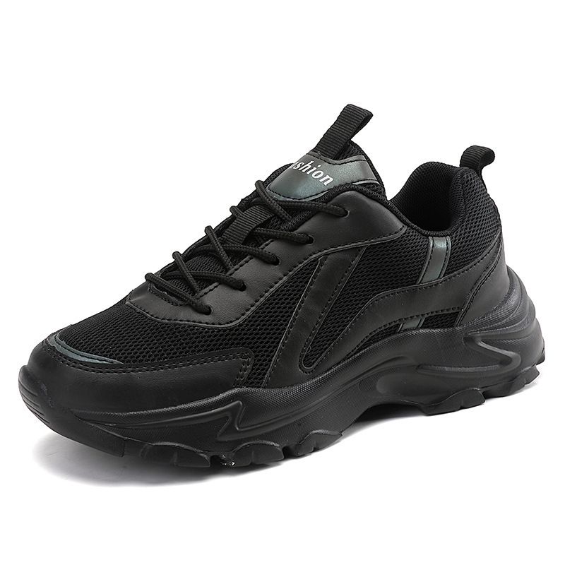 RenMou Dad's 2023 Spring New Interior Height Increasing Fashion Women's Casual Sports Korean Edition White Shoes For Women Exclusive Supply_voghion.com
