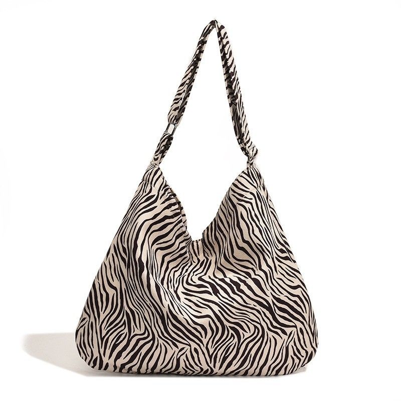 Borsa da donna con stampa leopardata, grande capacità, alla moda, casual, nuova primavera, monospalla, borsa da ascella, tote bag_voghion.com
