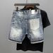 Männer Kleeder Summer nei Moudemark Männer Denim Shorts Een Stéck Drop Versand_voghion.com