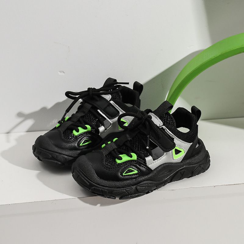 Frame sandals 2024 summer new children's frame shoes small and medium children's lightweight beach shoes boys and girls sports sandals_voghion.com