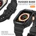 Applicable to Apple Watch 9 Ultra 2 watch strap 49mm shell shockproof durable sports TPU integrated strap_voghion.com