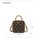 COCIO Designer New Letter Printed Mini Shoulder Simple And Versatile Vintage Handbag Casual Classic Messenger Bag_voghion.com
