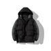 Men's Clothing Men's Winter Striped Puffer Jacket With Hood, Thickened Quilted Coat For Casual & Streetwear (Black/Gray/Khaki)_voghion.com