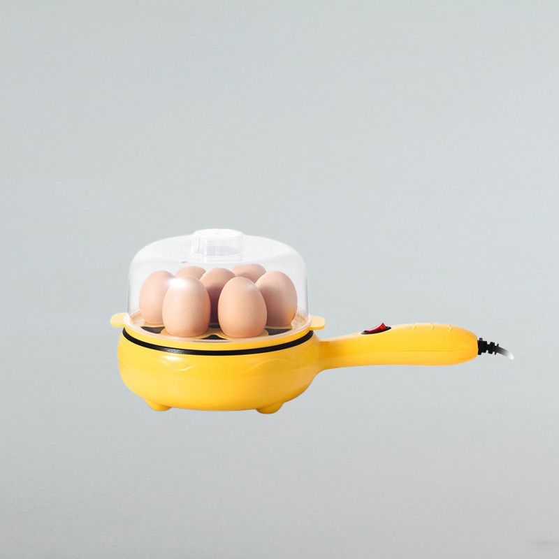Mini Dumpling Steamer - Plug-in Flat Bottom Pancake Cooker Compact Asian Food Maker Non-Stick Coating_voghion.com