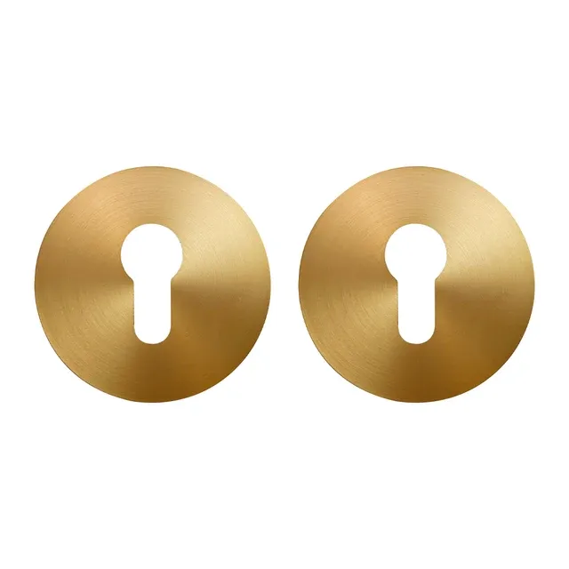 Piastre di protezione per chiave di serratura in ottone DOOROOM Pomolo zigrinato a strisce per porta interna, pomolo ..._voghion.com