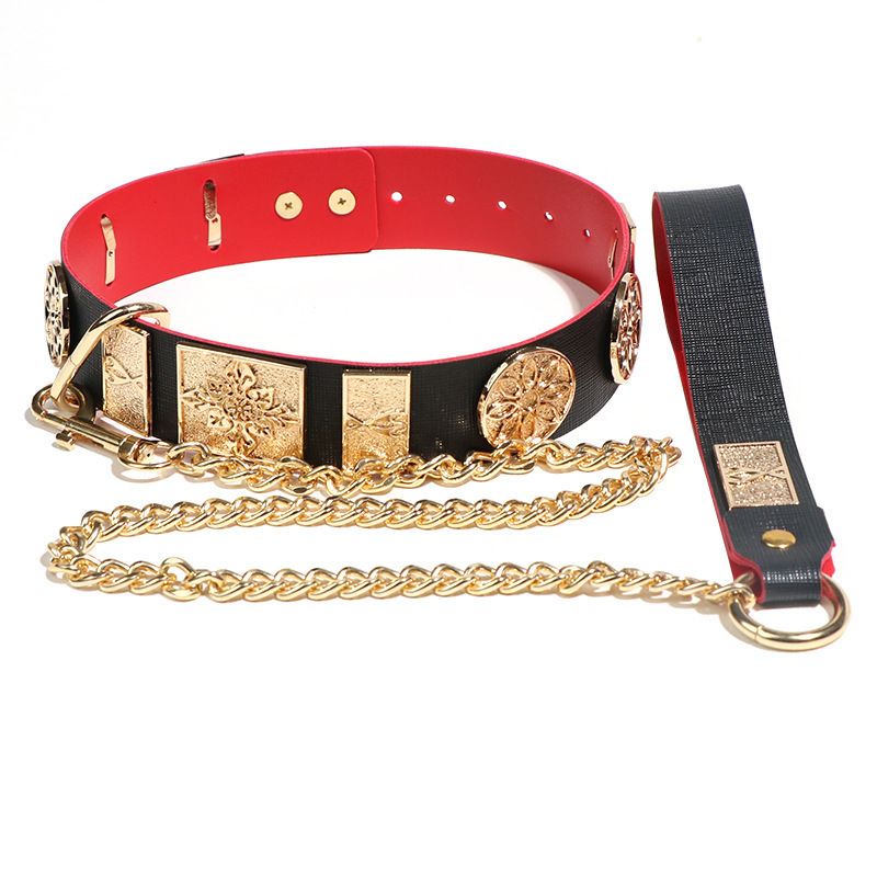Jiuai SM Flying Fish Chain Adult Sex Equipment Set Bed Collar Strap Binding Prop_voghion.com