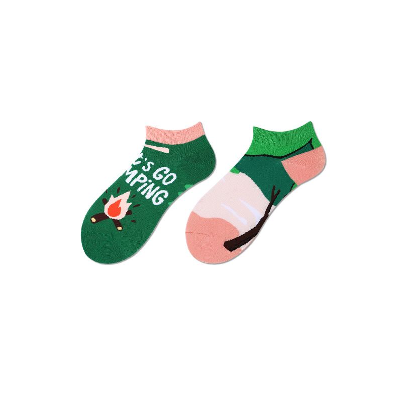 Original Summer Trend Short Socks Men's Tide Brand Shallow Mouth Sweat-absorbing Cotton Socks Children's Short Tube Tide Socks_voghion.com