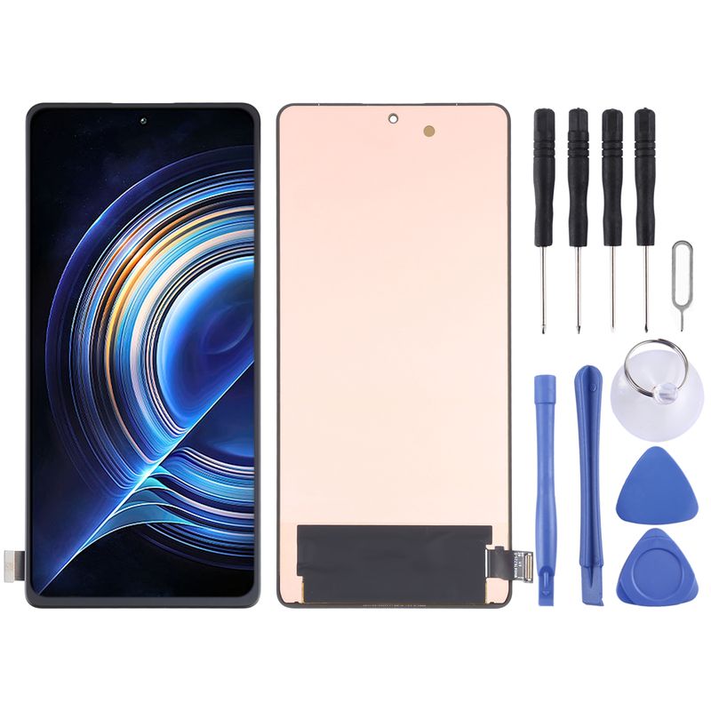 OLED Material Original LCD Screen and Digitizer Full Assembly for Xiaomi Redmi K50 Gaming/Poco F4 GT_voghion.com