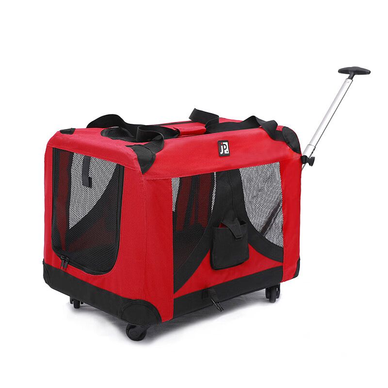 Cart Rod House Bed Outdoor Portable Folding Cat Carrier Dog Tent Race Cage Teddy Golden Retriever_voghion.com