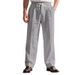 Autumn American Style Breathable Linen Casual Men's Simple Trendy Loose Beach Long Pants_voghion.com