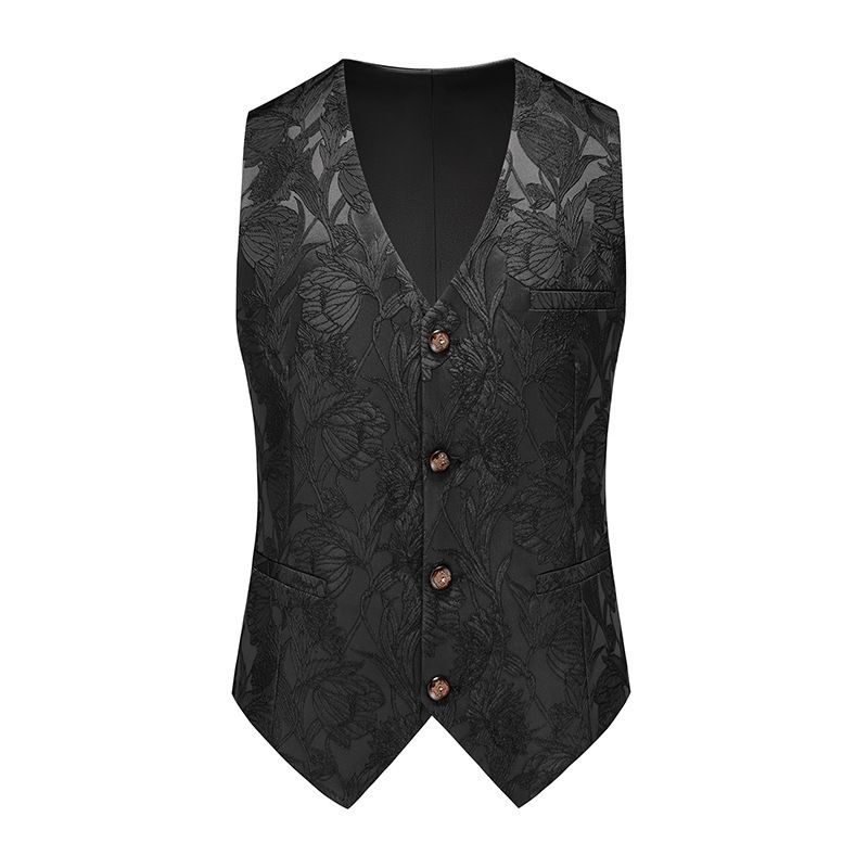 CT 2025 Herbst Winter Jacquard Muster Modedesign Formelle Herren Revers Anzugjacke_voghion.com