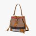2023 Nei High-End Net Rout Leinwand Kariert Bucket Bag Damentasch am auslännesche Stil Single Shoulder Messenger Bag_voghion.com
