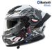 Certyfikowany kask motocyklowy z pełną twarzą, podwójnym wizjerem i Bluetooth – całoroczny kask motocyklowy ABS dla mężczyzn i kobiet_voghion.com