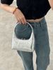 Cheese Shop Women's Summer Silver Style French Handheld Underarm Feel Shoulder Bag Handbag Instagram_voghion.com