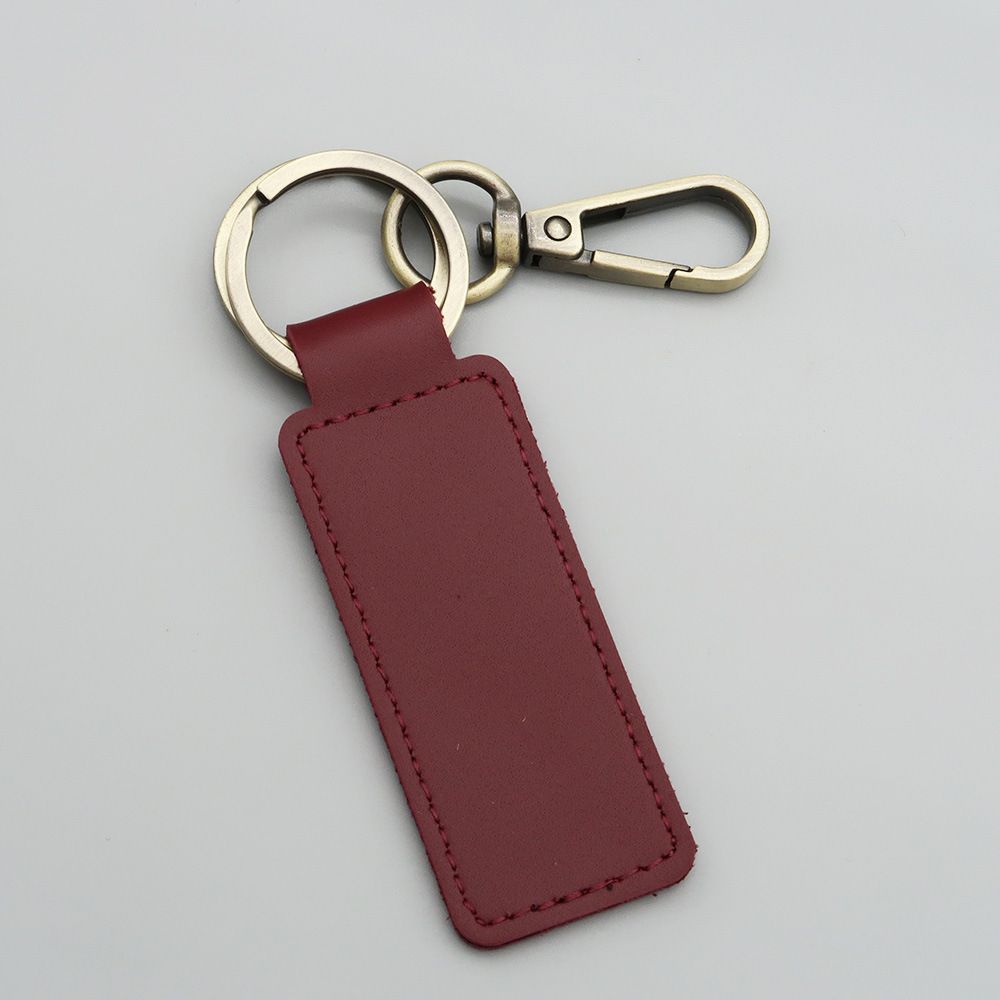 Bőr medálos kulcstartó, logóval ellátva, üzleti ajándék, vintage bőr autós kulcstartó_voghion.com