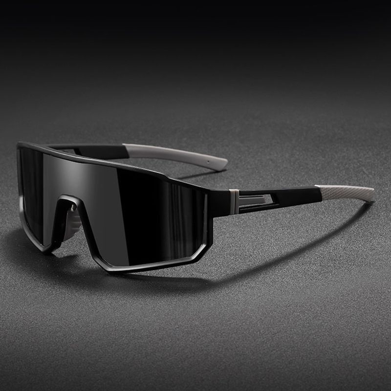 Übergroße Herren-Fahrradbrille Für Herren, Winddicht, Bunte Beschichtung, Sonnenbrille, Outdoor-Sport, Motorrad_voghion.com