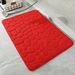 Pebble-Pattern Bath Mat - Super Absorbent Coral Fleece Floor Rug For Bathroom (Non-Slip Stain Resistant Quick Dry Machine Washable 24"X16")_voghion.com