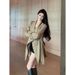 Sexy unregelmäßiger großer Kragen lockerer modischer Trenchcoat für Damen_voghion.com