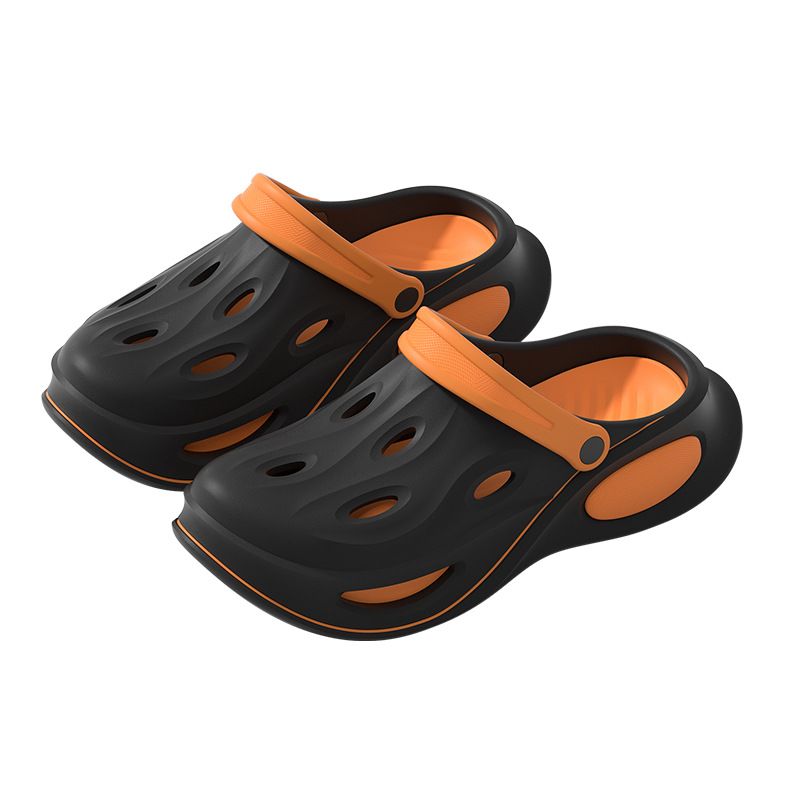 Men's Sporty EVA Clogs – Breathable Elevated Slides With Non-Slip Sole, Comfortable Unisex Design For Indoor & Outdoor Wear​_voghion.com