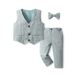 Abbigliamento per bambini Vestito per ragazzi Vestiti primaverili Bel gilet per bambina Vestito in tre pezzi Vestito per bambini di sei anni Vestito per bambini_voghion.com