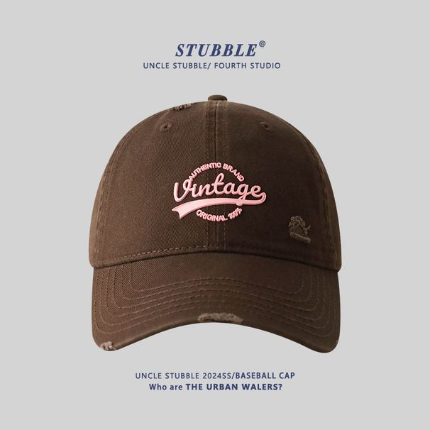 Korean Style Unisex Baseball Cap - Wide Brim Duckbill Design With Soft Top For Casual Wear (Multiple Colors)_voghion.com