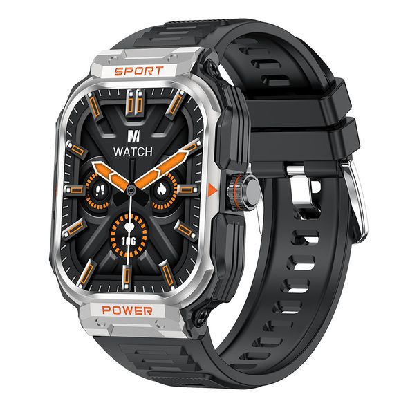 GT55 Smartwatch mit TWS-Ohrhörern, Bluetooth-Anrufen, NFC, Herzfrequenz- und Blutdruckmessung, Multisport-Tracking für Damen und Herren_voghion.com