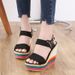 Dammeschuhe Summer Neie Stil Super High Heel Wedge Sandalen Stréi Braut Fëschmond Réimesch Reebou 43 Grouss Gréisst Dammeschuhe_voghion.com