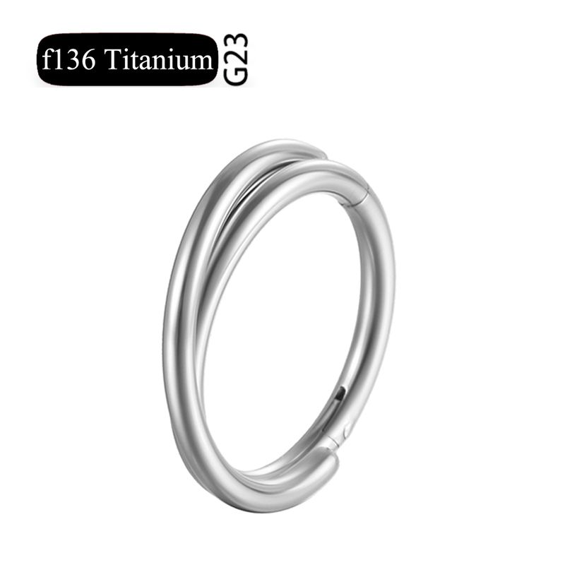 ASTM F136 Titanium Nose Ring Piercing 16g Ear Spiral Hoop Nose Nail Cartilage Earring Hinge Diaphragm Daith Clicker Ring Body Jewelry_voghion.com