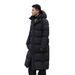 Langer Herren-Daunenmantel mit Kapuze – Hochwertige Winterjacke aus weißen Gänsefedern, wasser- und winddicht (EU XXS-XXXL, Schwarz/Marineblau/Armeegrün)_voghion.com