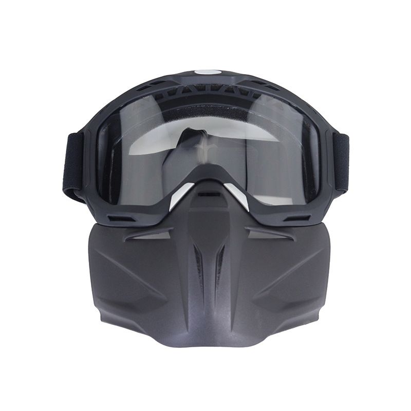 New Off road Riding Removable Motorcycle Windshield Face Mask_voghion.com