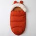 Mother & Kids Baby Sleeping Bag Winter Fleece-Lined Thickened Infant Swaddle Blanket Outwear For Newborns (0-1 Year) - Cozy & Warm, Multiple Colors_voghion.com