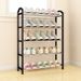 Modular Steel Shoe Rack – 3/4/5-Tier Adjustable Entryway Organizer (Easy Assembly, Space-Saving, Multi-Purpose)_voghion.com