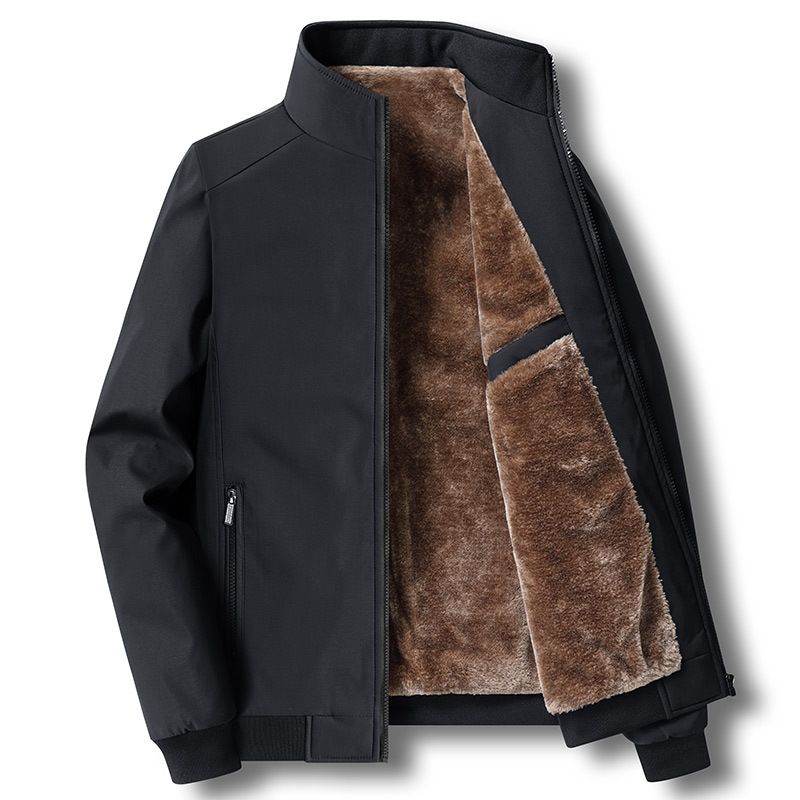 Giacche in caldo pile antivento da uomo moda autunno inverno_voghion.com