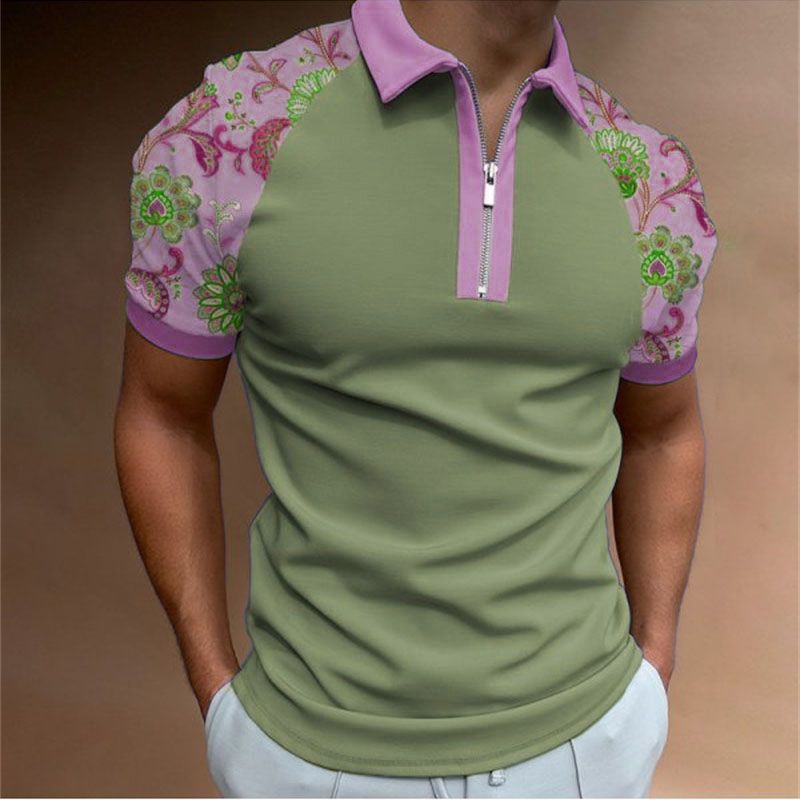 Männer Summer Polo Shirt Original Vintage T-Shirt Moud Sportswear héichwäerteg 3D gedréckt Casual breathable Top_voghion.com
