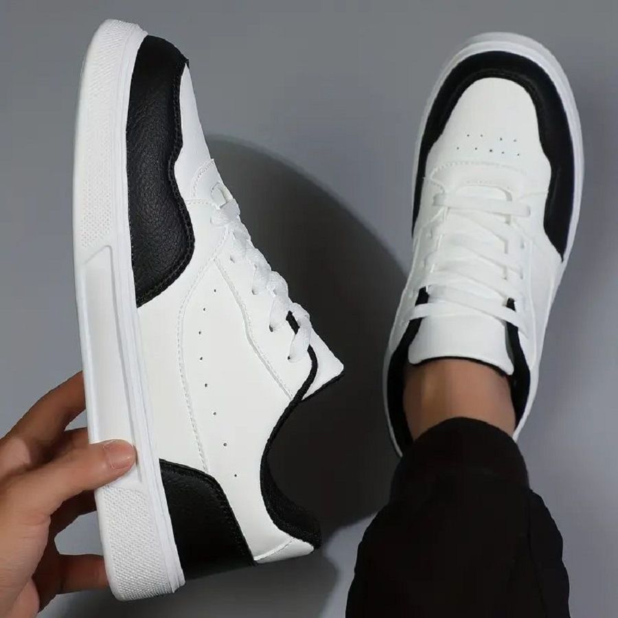 Frühling Und Herbst Neue Dicke Paar Atmungsaktive Brot Weiche Sohlen Skateboard Modische Casual Vielseitig Trendy Kleine_voghion.com