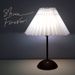 Nordic Style Table Dormitory Bedroom Sleep Bedside Lamp Atmosphere Pleated Remote Control Night Light Baby Nursing_voghion.com