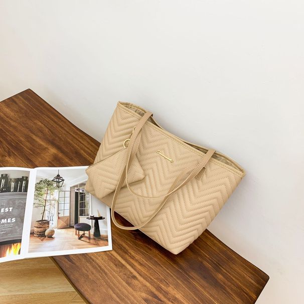 2er-Pack Tragetaschen mit Wasserwellen-Stickerei für Damen – Modische Mini-Umhängetasche mit Schlüsselanhänger (Umhängetaschen für Damen)_voghion.com