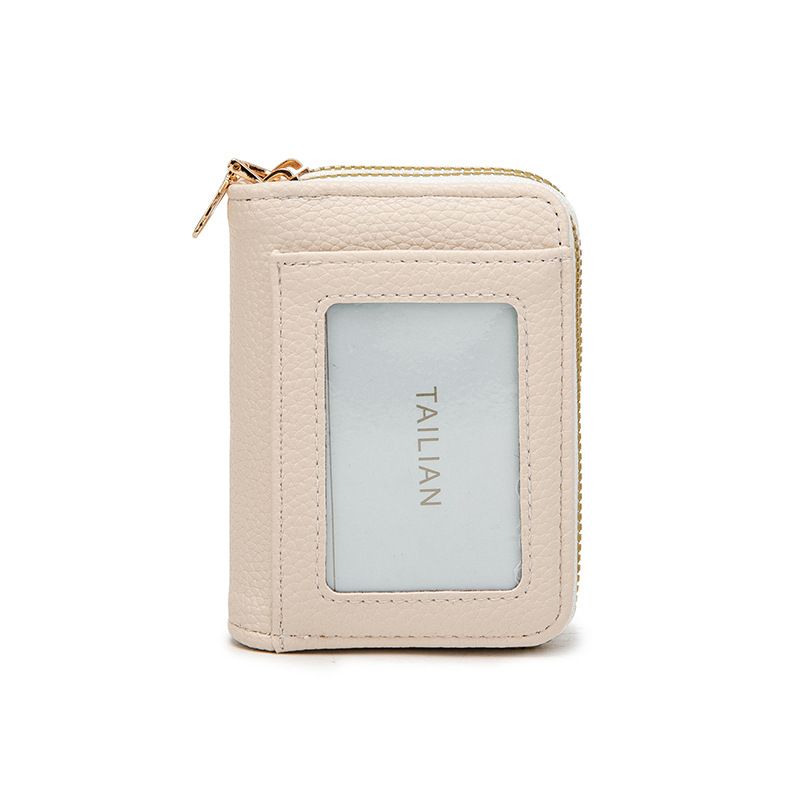 Borsa porta carte organo anti-smagnetizzazione Rfid Porta carte multi-slot Doppia cerniera Borsa multifunzionale da donna_voghion.com