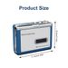 Lecteur de cassettes portable Walkman avec sortie Bluetooth pour casque/haut-parleurs_voghion.com