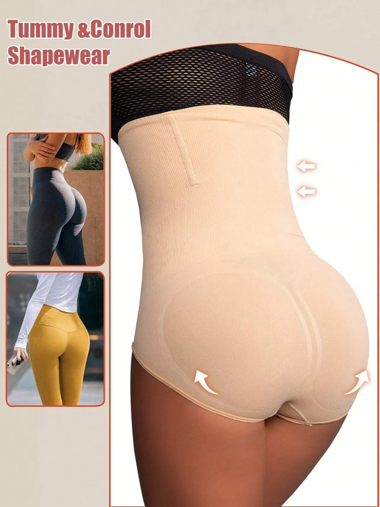 Sous-vêtements intimes pour femmes, taille haute, post-partum, ventre plat, pantalons gainants pour femmes, pantalons gainants pour femmes_voghion.com