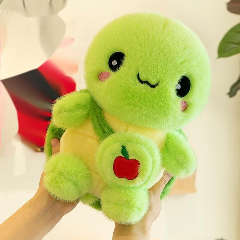 New Blue  Cute Girl Plush Toy Birthday Gift Backpack Little Turtle Cartoon Doll_voghion.com
