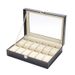 Leather Watch Box Watch Storage Box Watch Display Box Home Display Box Exquisite Simple Gift Box_voghion.com