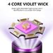 New UV365 Black Mirror Purple Lamp For Pet Detection, Banknote Verification, Anti-counterfeiting, High-power Ultraviolet_voghion.com
