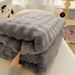 Premium Baby-Safe Bubble Milk Fleece Blanket Ultra Soft Anti-Static - Hypoallergenic & Cozy Throw For Office, Sofa, And_voghion.com
